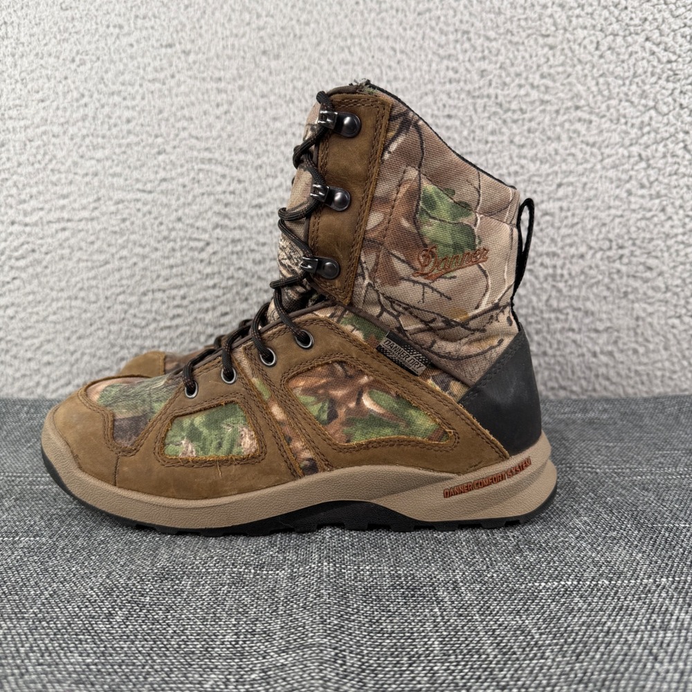 Danner Steadfast 8 Realtree Xtra Green Mens Hunting Boots Size 6 US